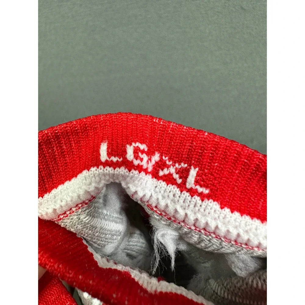 2 pairs ProCompression Marathon Sock Grey Red Heart EKG Heart‎ Compression LG/XL